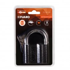 Замок навесной PL-PROTEC-4080 3key (PL-4080) англ. /блистер