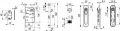 Набор для раздвижных дверей SH.LD152.KIT011-BK (SH011-BK) SG-1 матовое золото